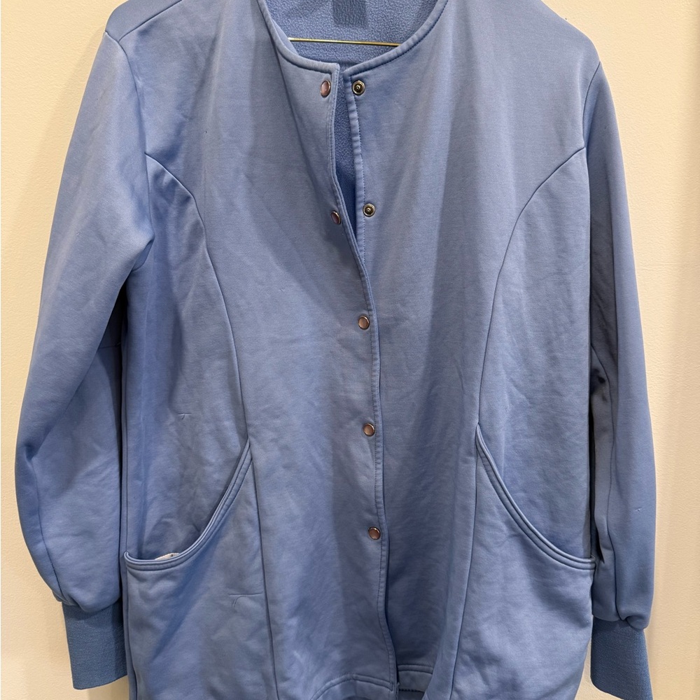 Blue Women's Scrub Jacket